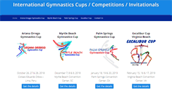 Desktop Screenshot of gymnasticscup.com