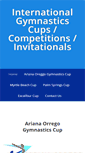 Mobile Screenshot of gymnasticscup.com